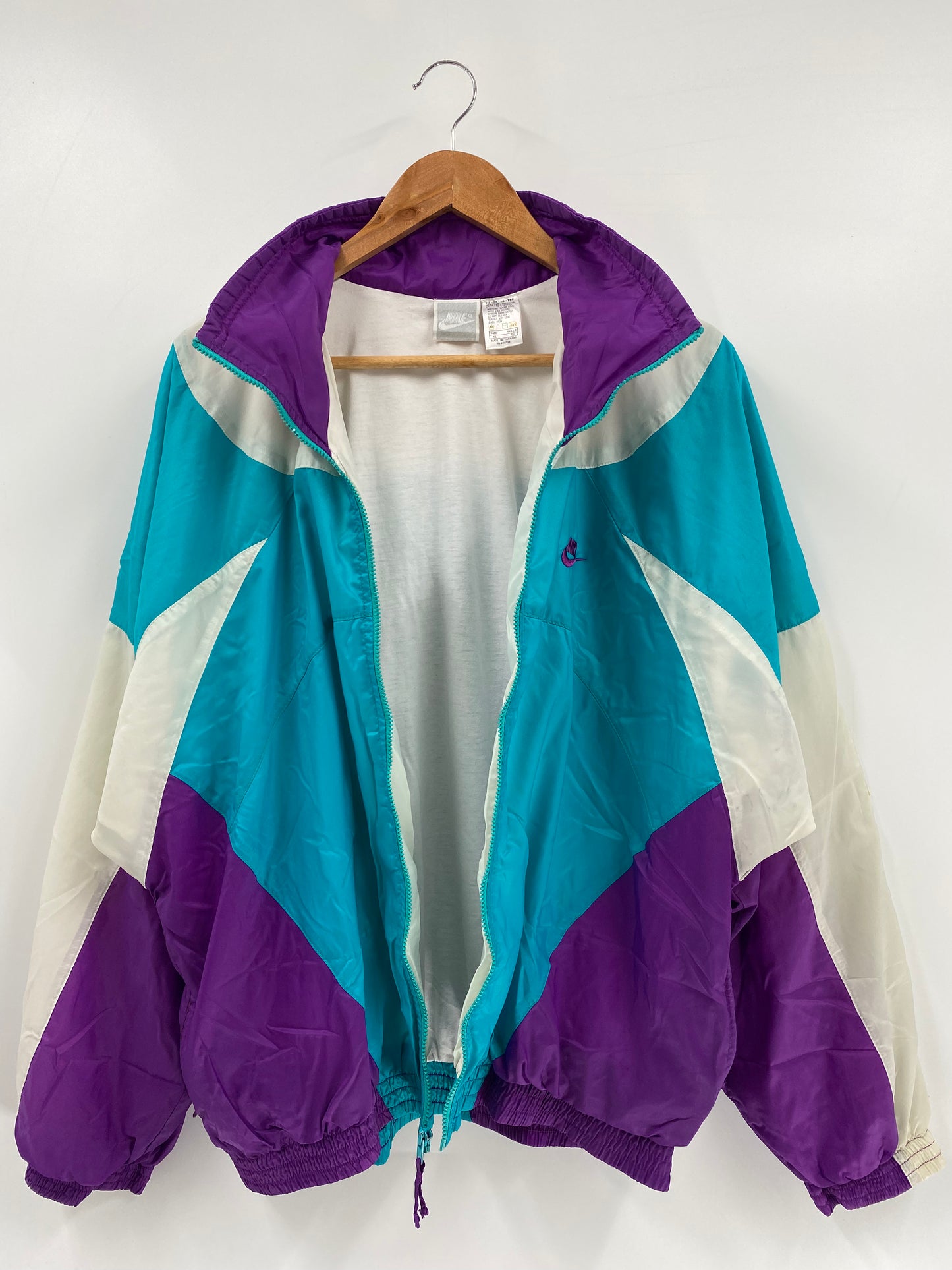 90’s NIKE Size Ladies XL Nylon-Jacket / K3637