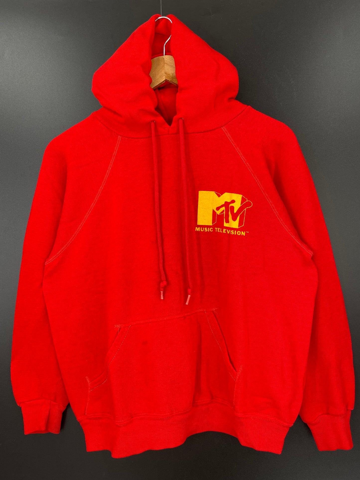 80’s MTV Made in USA Size Ladies M Hoodie Sweat-Shirts / k2448