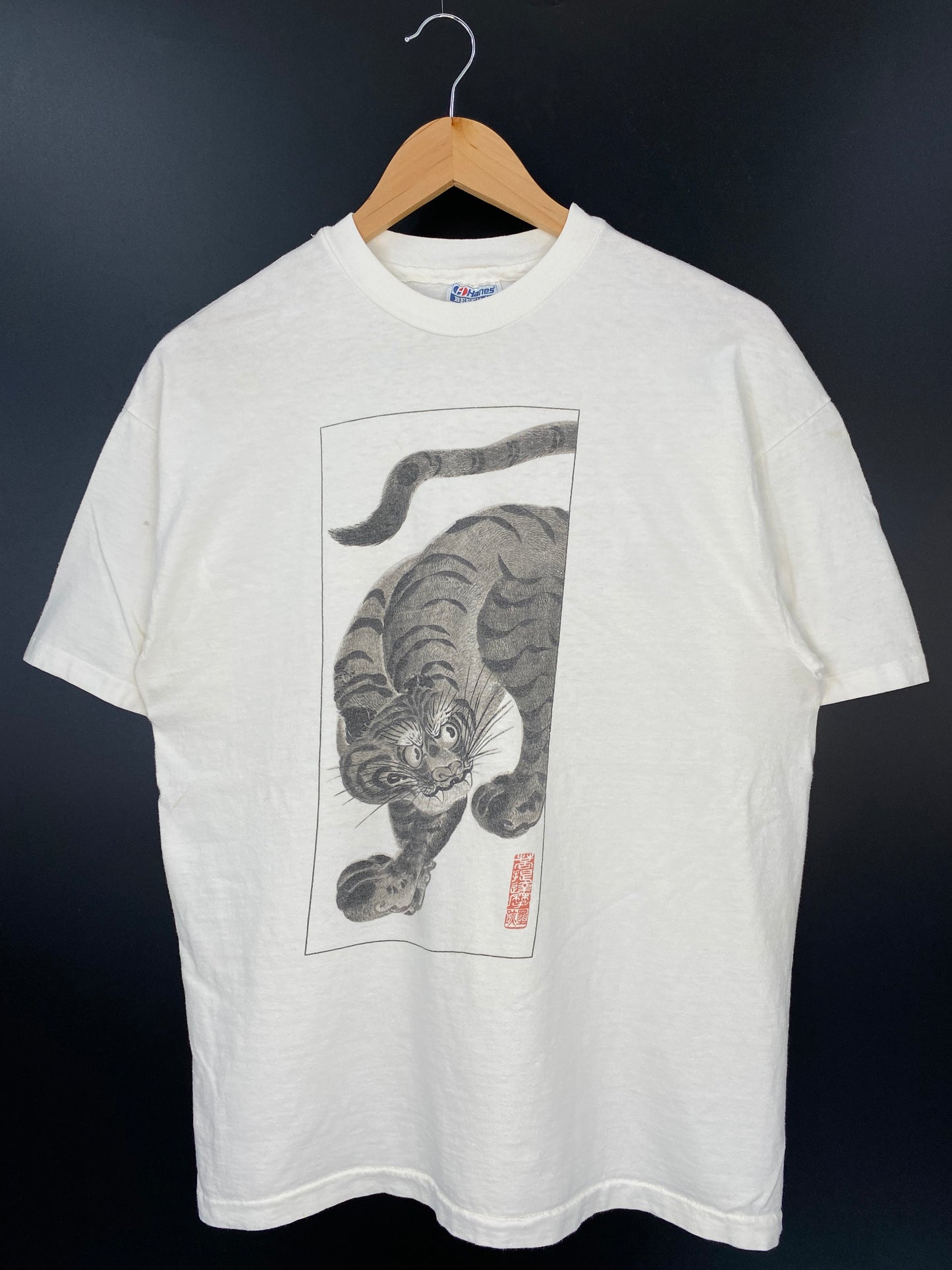 90’s TIGER Made in USA Size L  Vintage T-Shirts / K2606