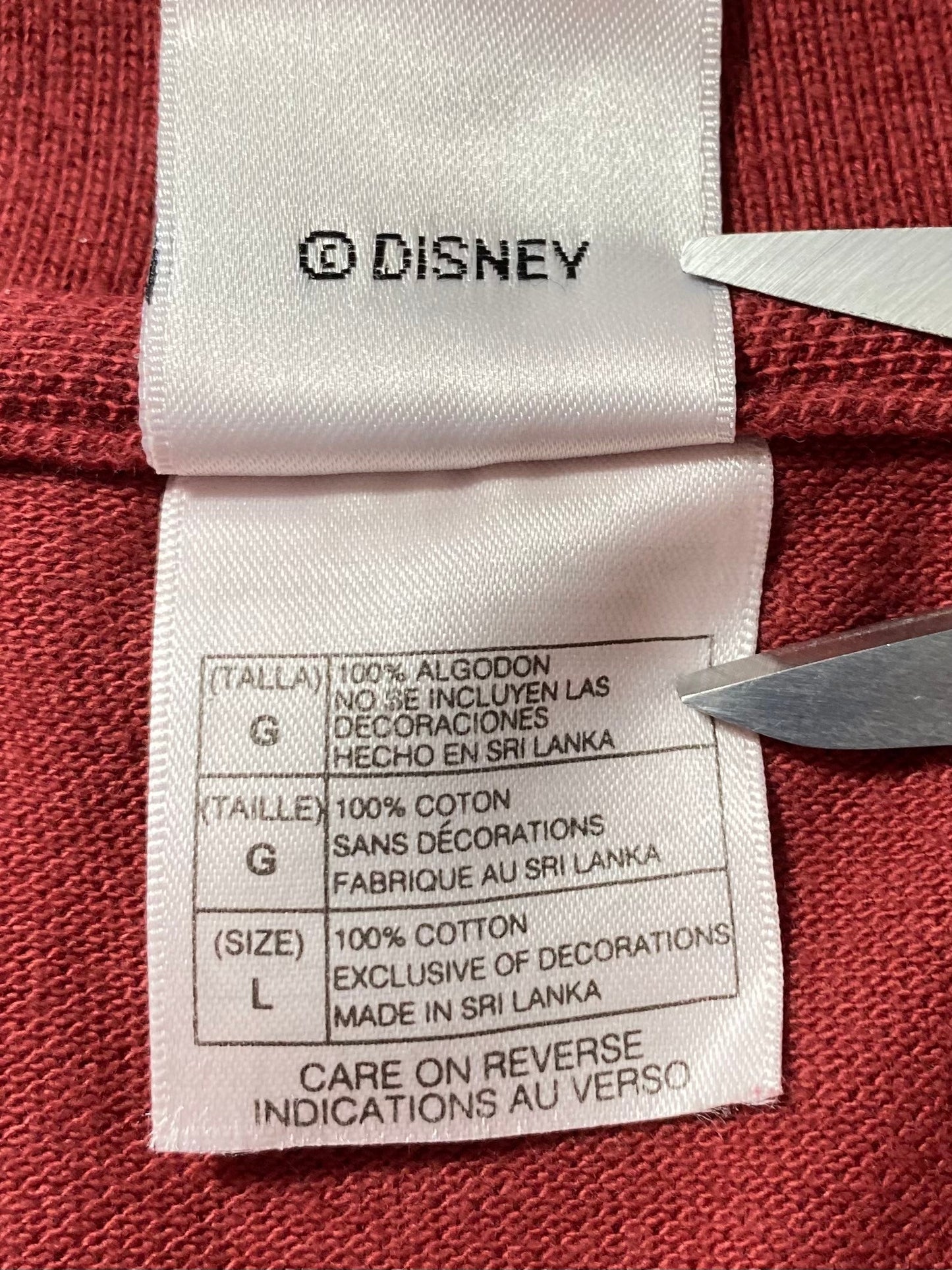 00' DISNEY GOOFY Size L Vintage Polo-Shirt / E810