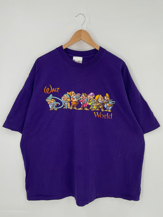 00' WALT DISNEY WORLD Made in USA Size XXL Vintage T-Shirts / K3407