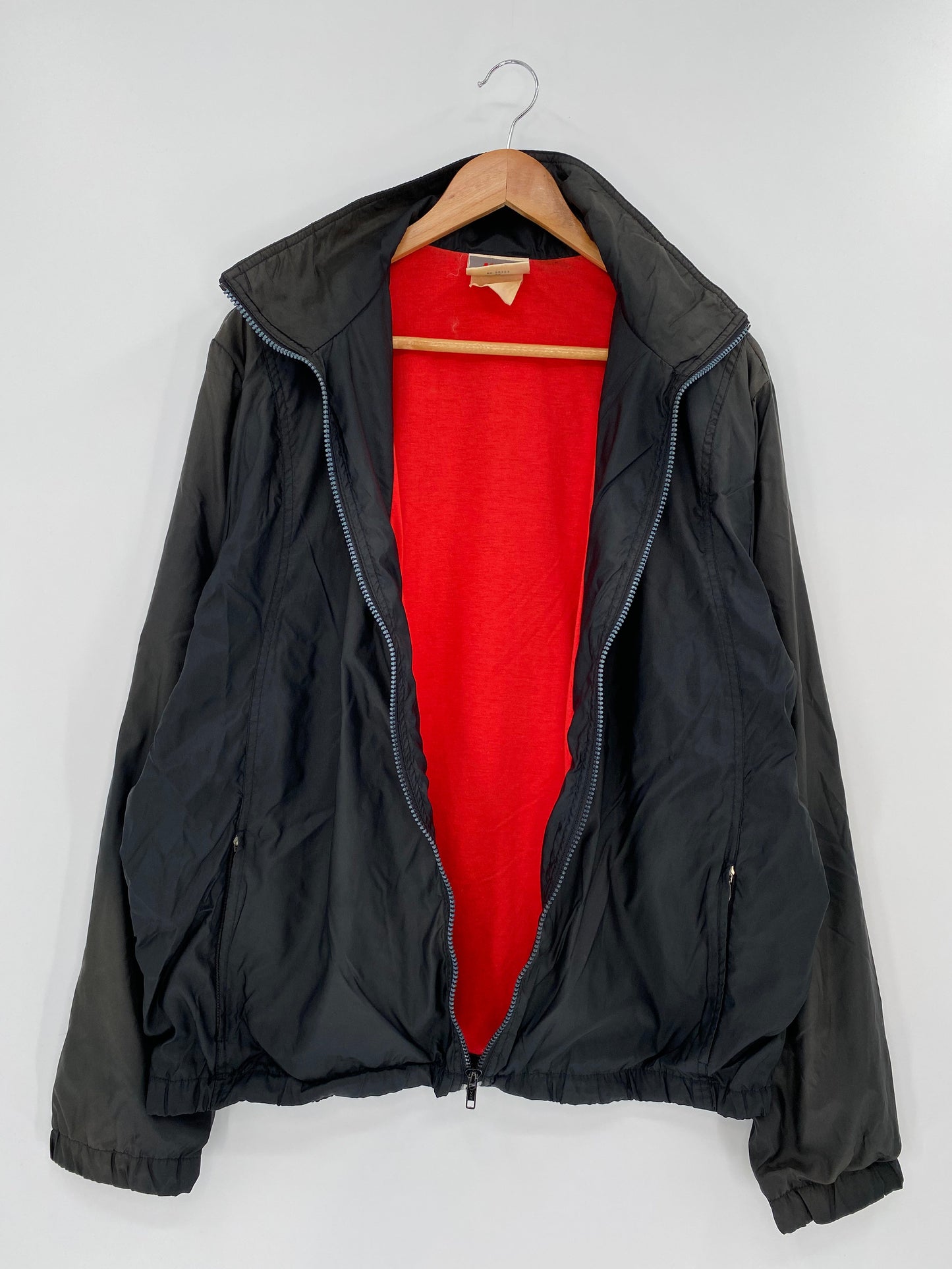 90's NIKE Silver tag Size L Vintage Zip up Nylon-Jacket/ A843