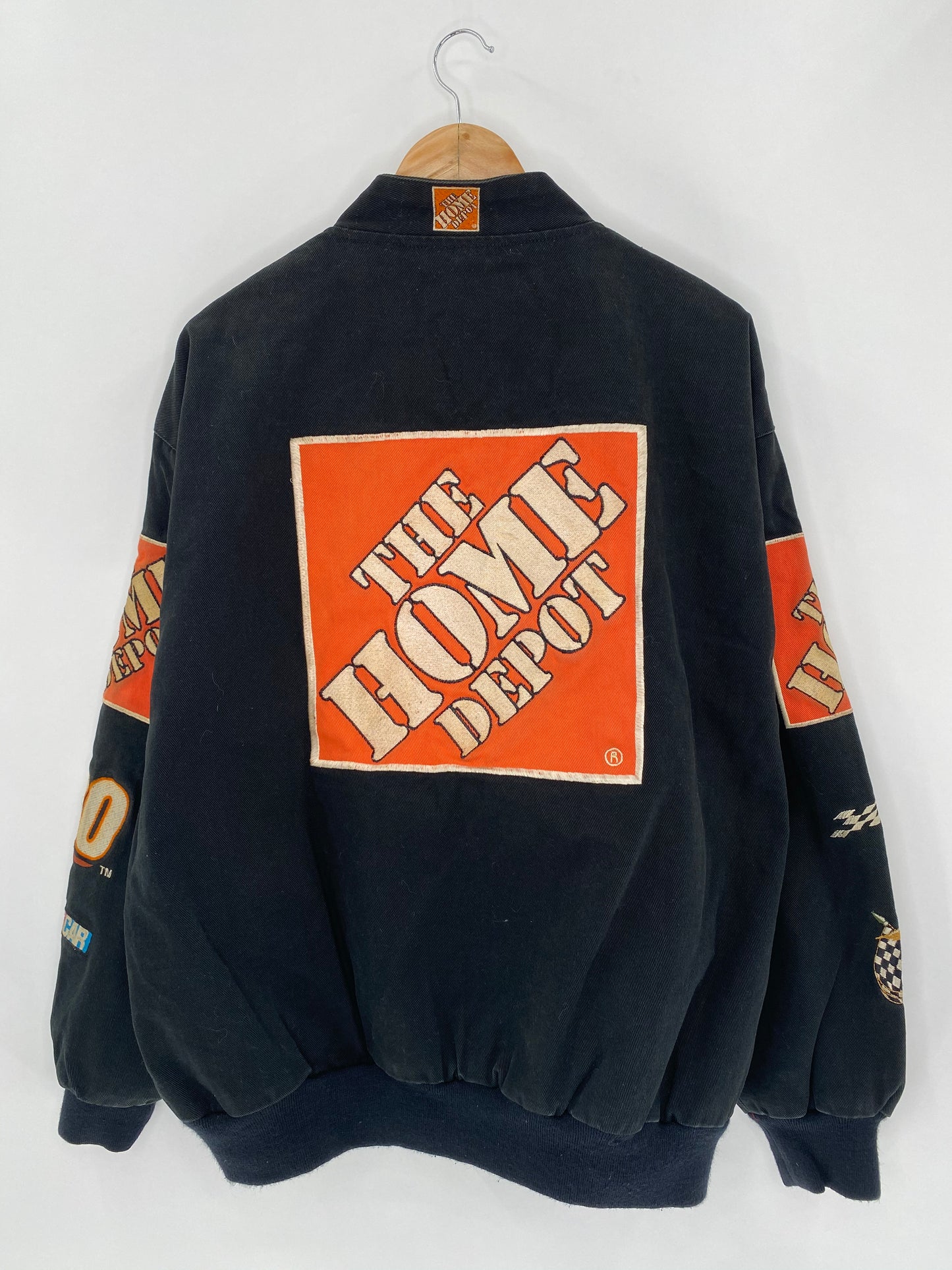Vintage NASCAR Winston Cup The Home Depot Size XL Racing Jacket / 5597