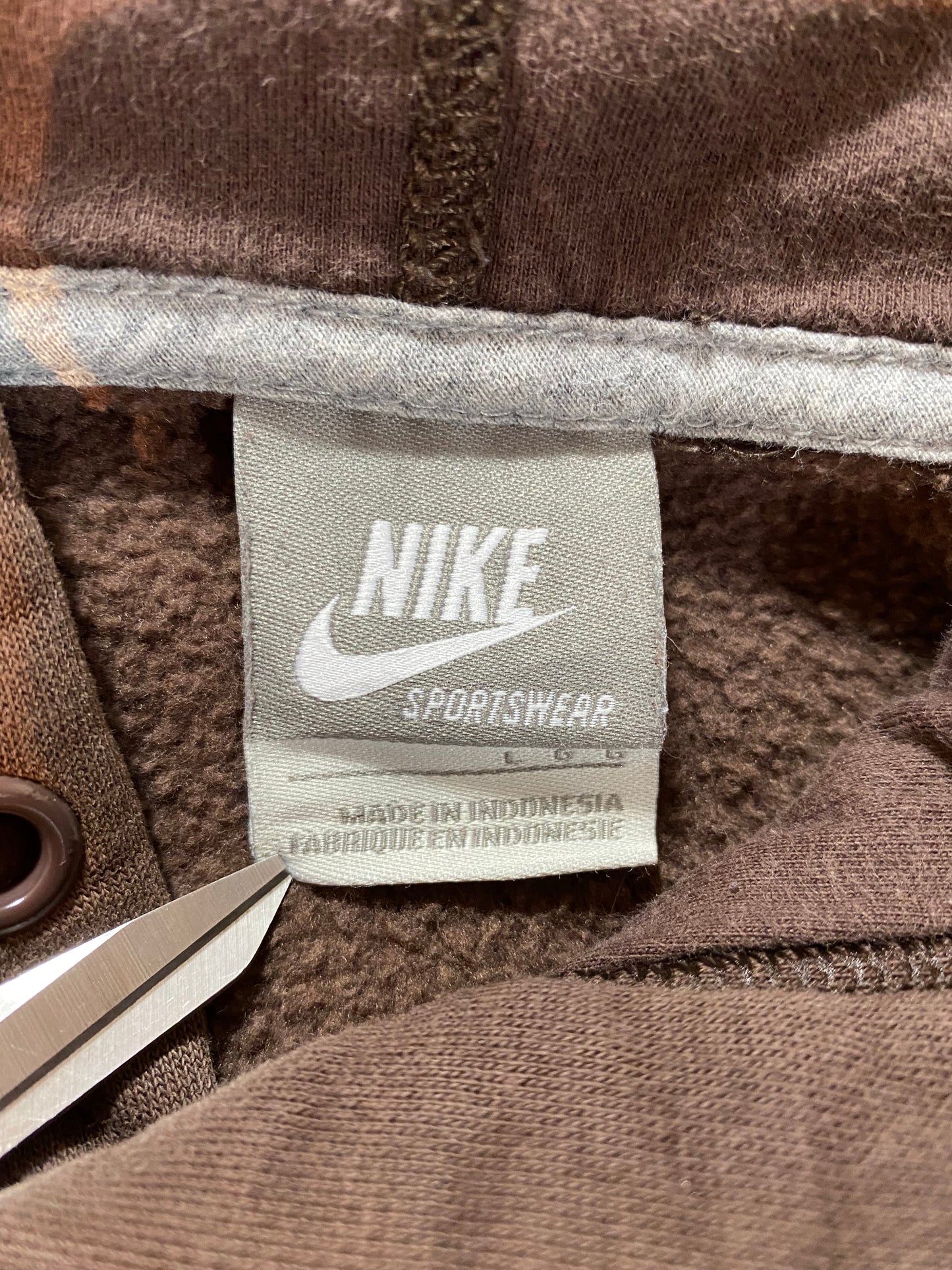 00’ NIKE Size L Vintage Hoodie Sweat-Shirt / K767