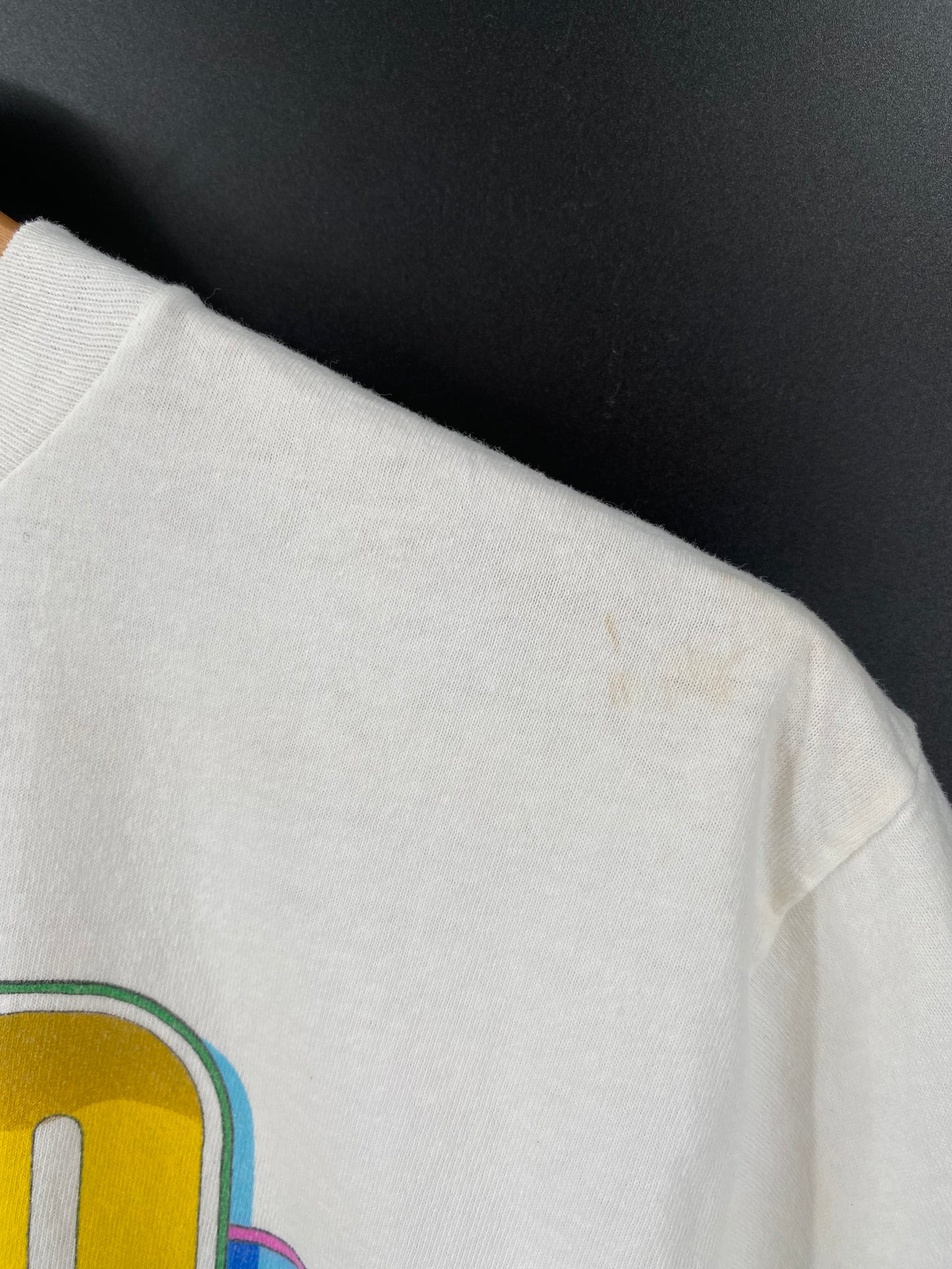 1994' MELLO YELLO 500 x CHARLOTTE Made in USA Size M Vintage Racing T-Shirt / K2258