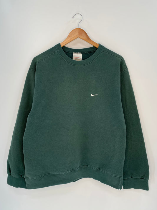 90’s NIKE Mini Swoosh Size M Vintage Sweat-shirt / 9005