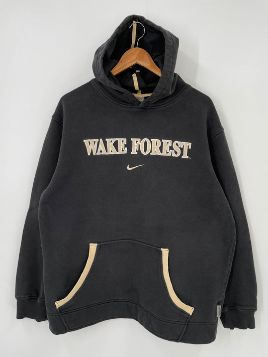 00' WAKE FOREST Size M Vintage Hoodie Sweat-Shirt / K4059