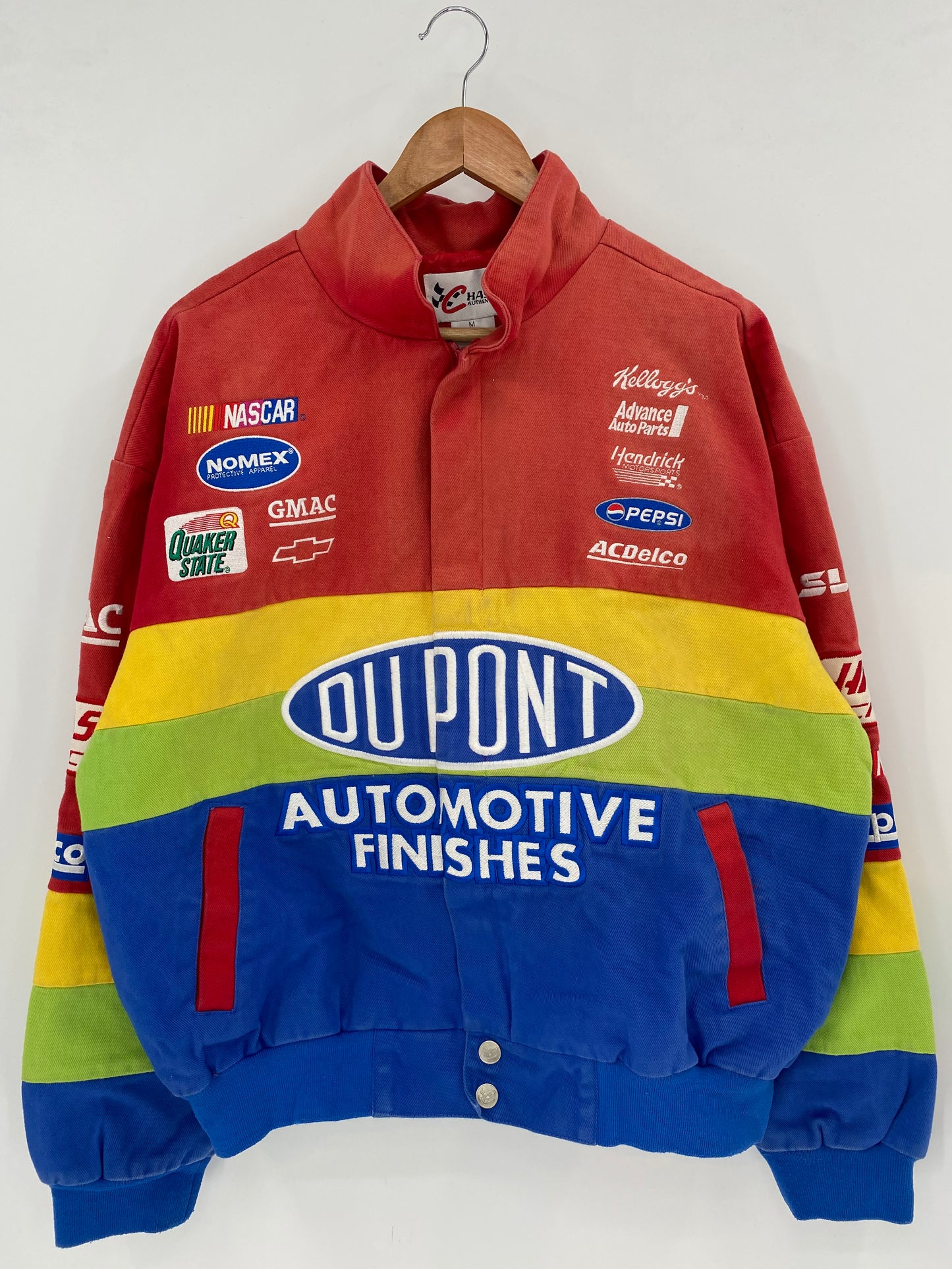 Vintage DU PONT x JEFF GORDON NASCAR Size M Racing Jacket / K3162