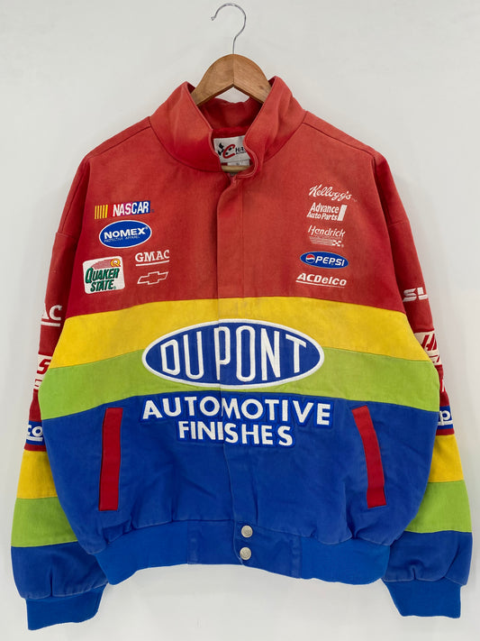 Vintage DU PONT x JEFF GORDON NASCAR Size M Racing Jacket / K3162