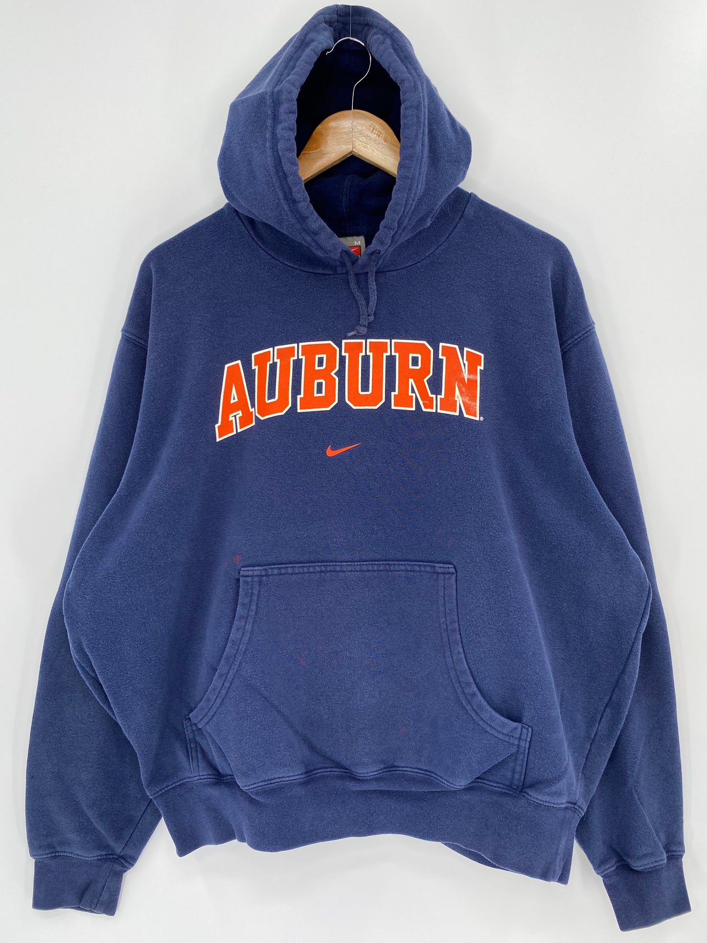 00’ NIKE AUBRN Size M Vintage Hoodie Sweatshirt / 9990