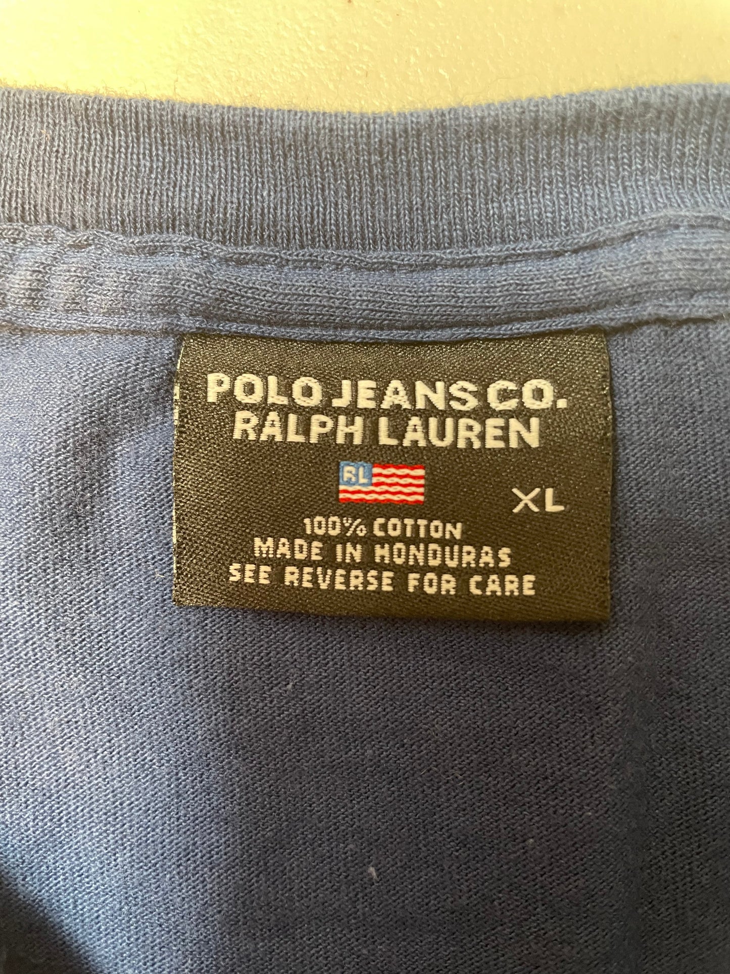 Vintage POLO JEANS RALPH LAUREN Size XL T-shirt / E5327T
