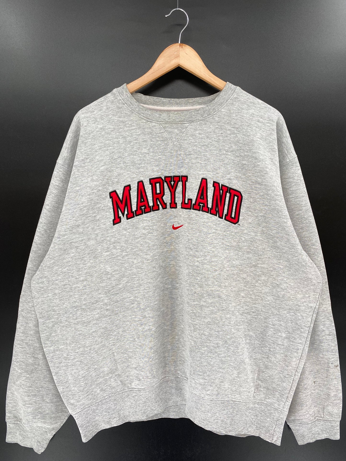 00' NIKE MARYLAND Size XL Vintage Sweat-Shirt / K3789