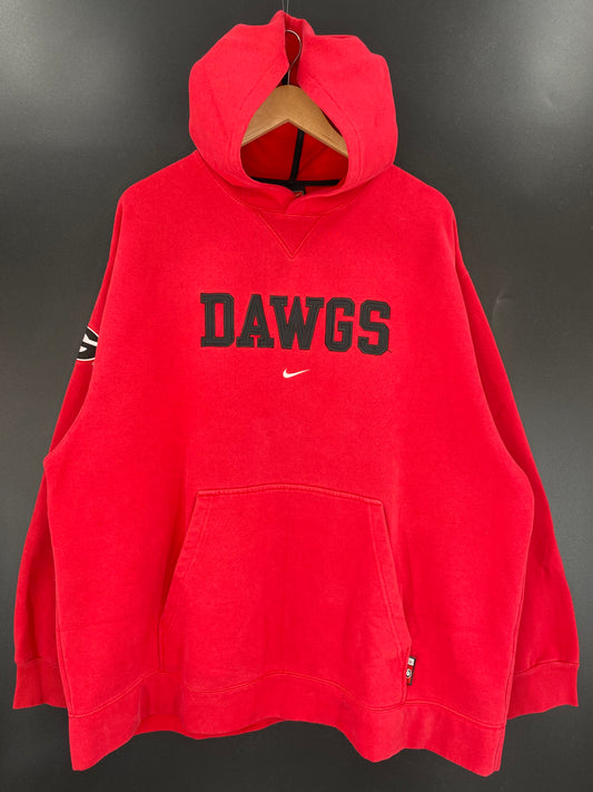 00’ NIKE DAWGS Size XL Vintage Hoodie Sweat-Shirts / K2592