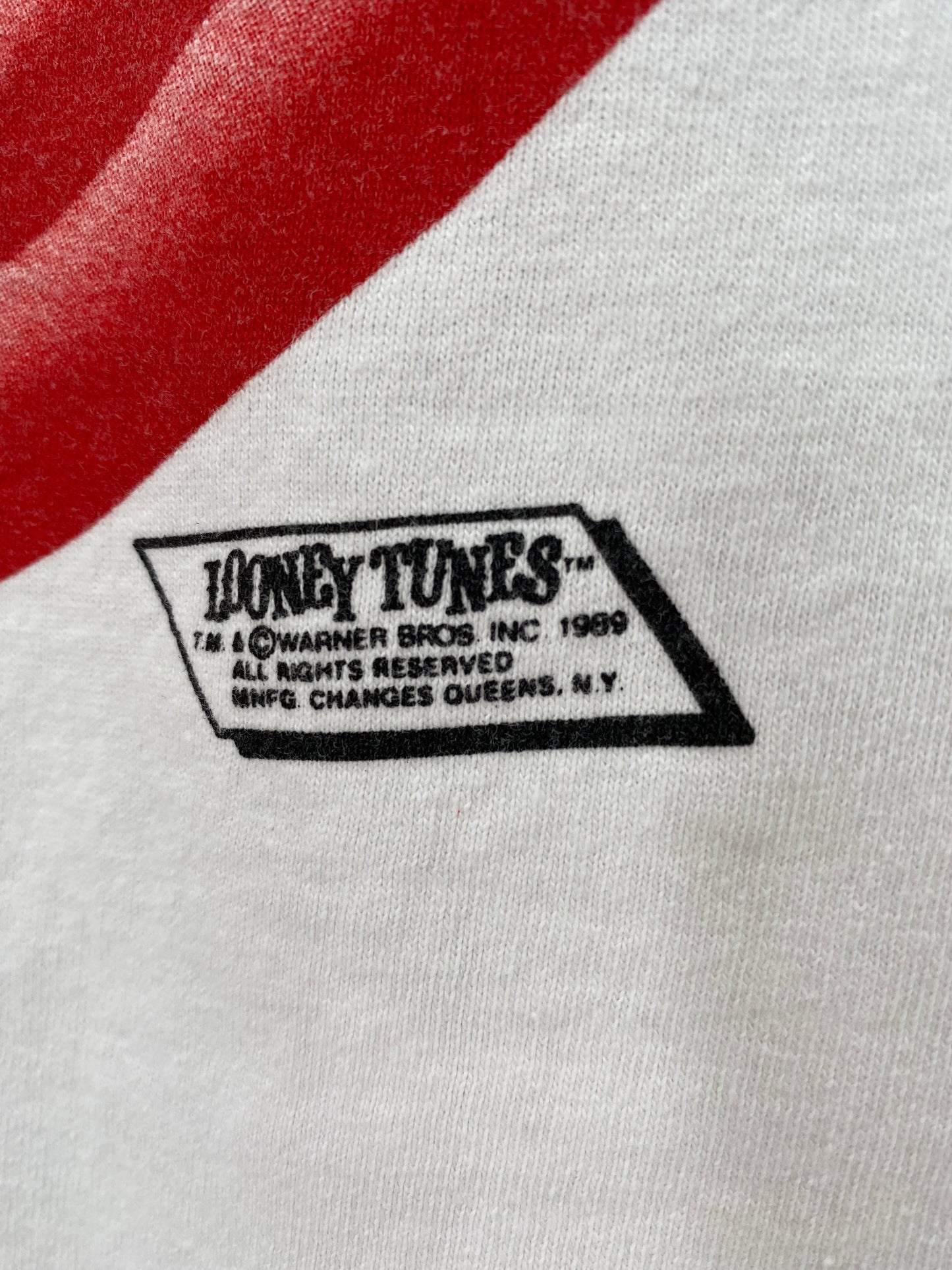 1989 LOONEY TUNES Made in USA Size XL Vintage T-Shirt / A3486
