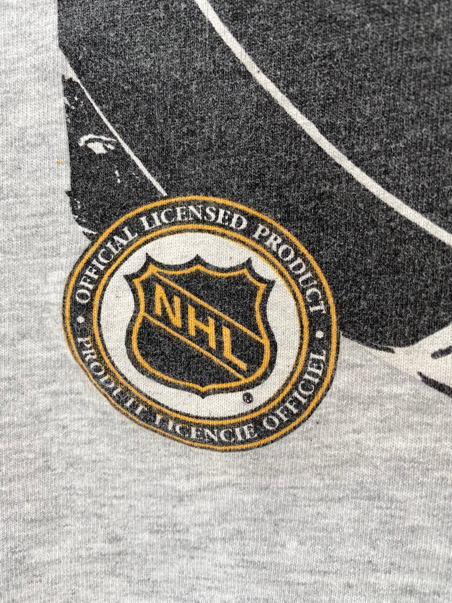 1991' LOONEY TUNES TAZ x SAN JOSE SHARKS Made in USA Size L Vintage NHL T-Shirt / K1476