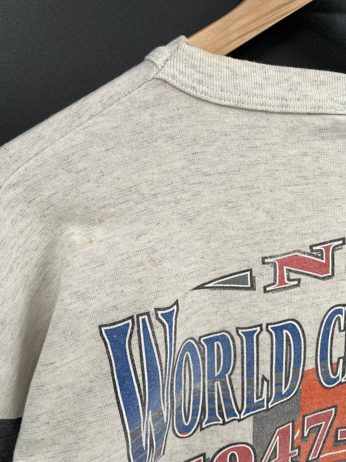 1994' HOUSTON ROCKETS Made in USA Size XL Vintage NBA 3/4 Sleeve T-Shirt / K1481