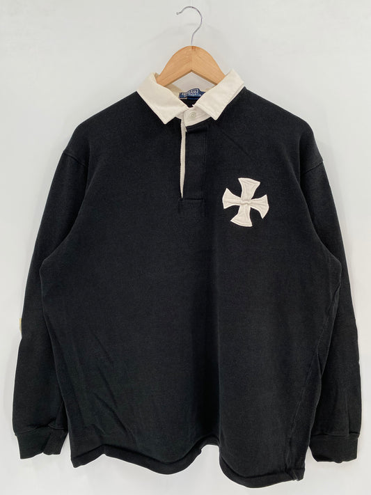 90’s POLO RALPH LAUREN Size L Vintage Rugby-Shirt / K1841