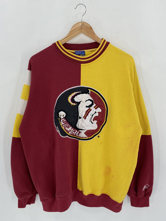 90’s STARTER Florida State Seminoles Size L Vintage College Sweat-Shirt  / K5604