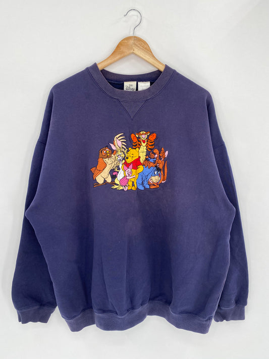 00’ Disney Pooh Size XXL Vintage Sweat-Shirt / 5449