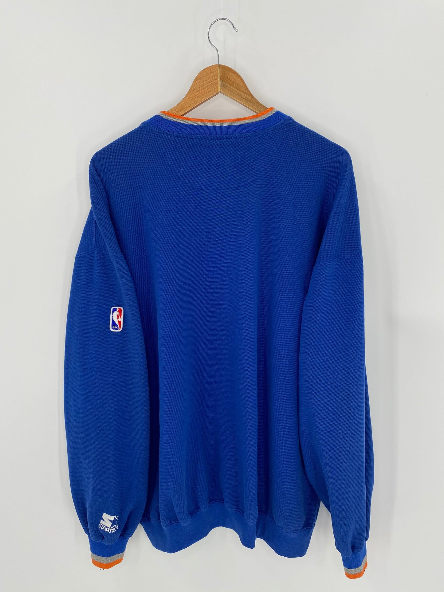 90’s STARTER KNICKS Size XL Vintage NBA Sweat-shirt / K7592