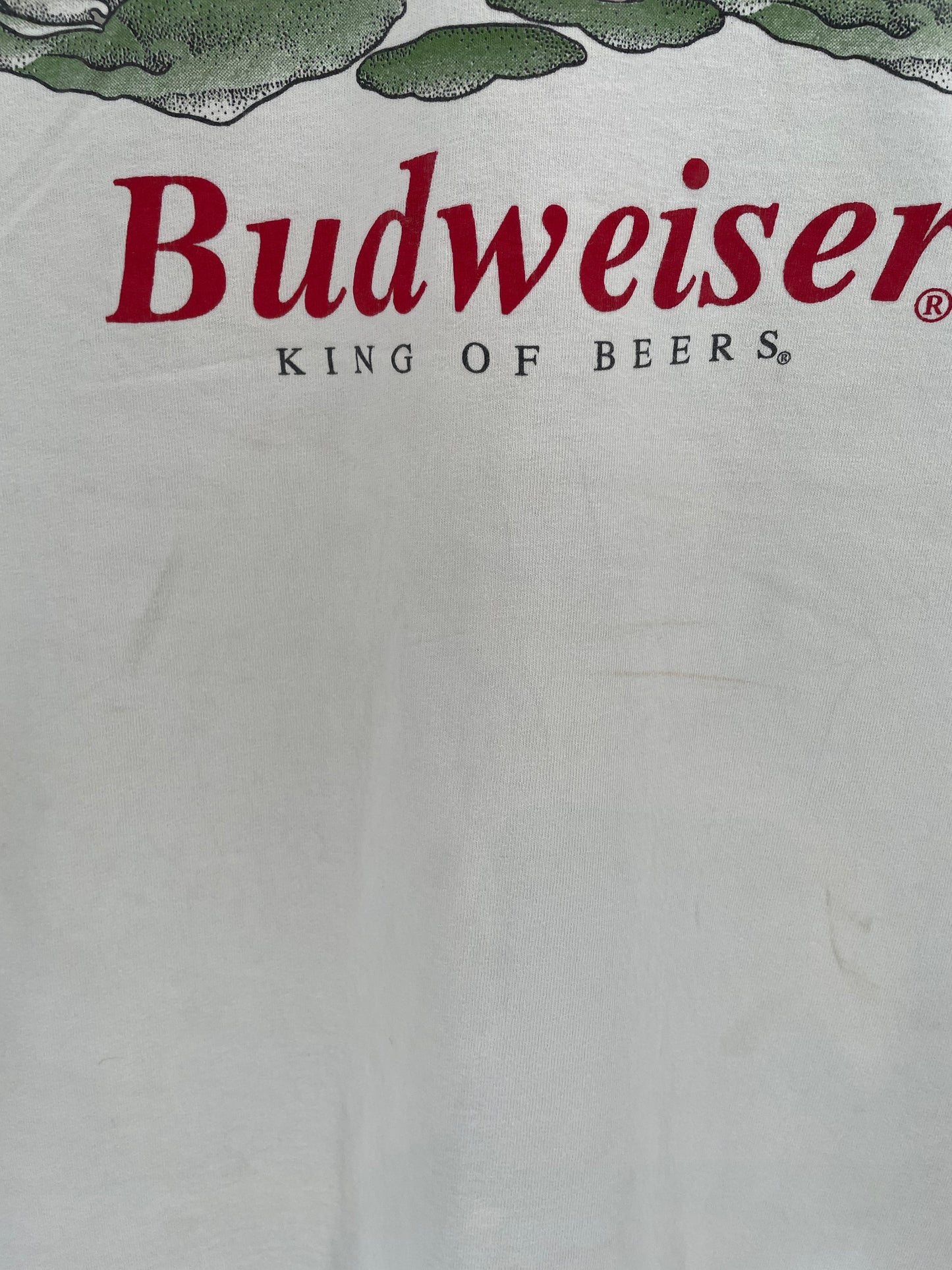 1995 BUDWEISER Made in USA Size XL Vintage T-Shirt / E2028T