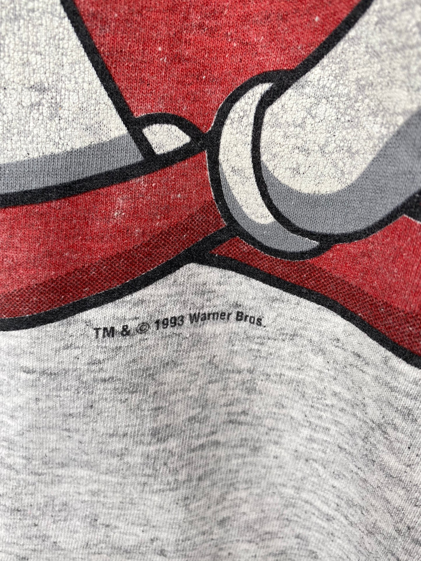 1993 LOONEY TUNES TWEETY Made in USA Size Approx.XXL Vintage T-Shirts / K272