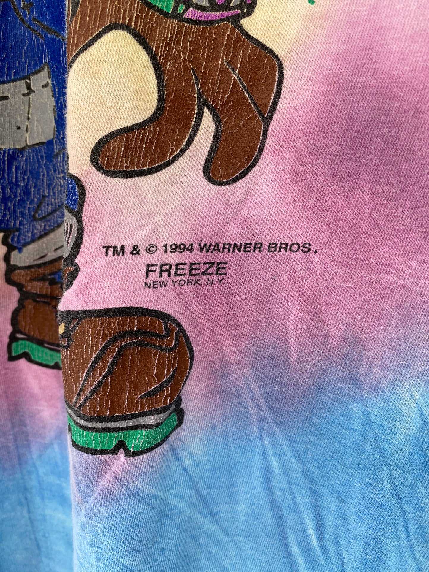 1994 LOONEY TUNES Made in USA Size L Vintage T-Shirt / 8744