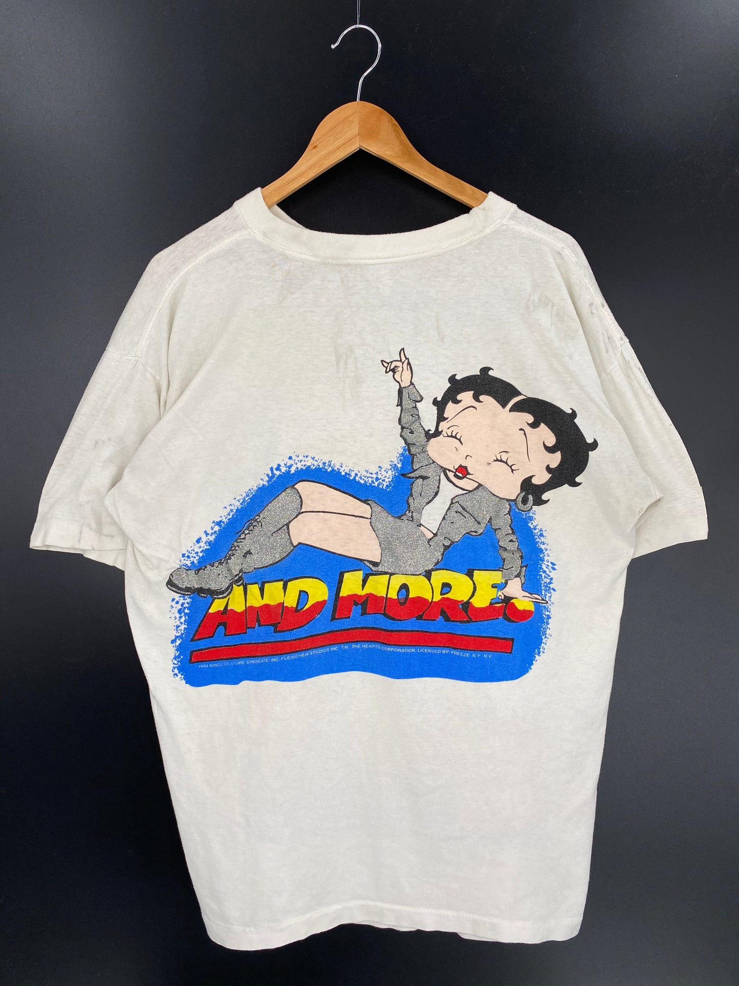 1994 BETTY BOOP MADE IN USA Size XL Vintage T- shirt / 9552