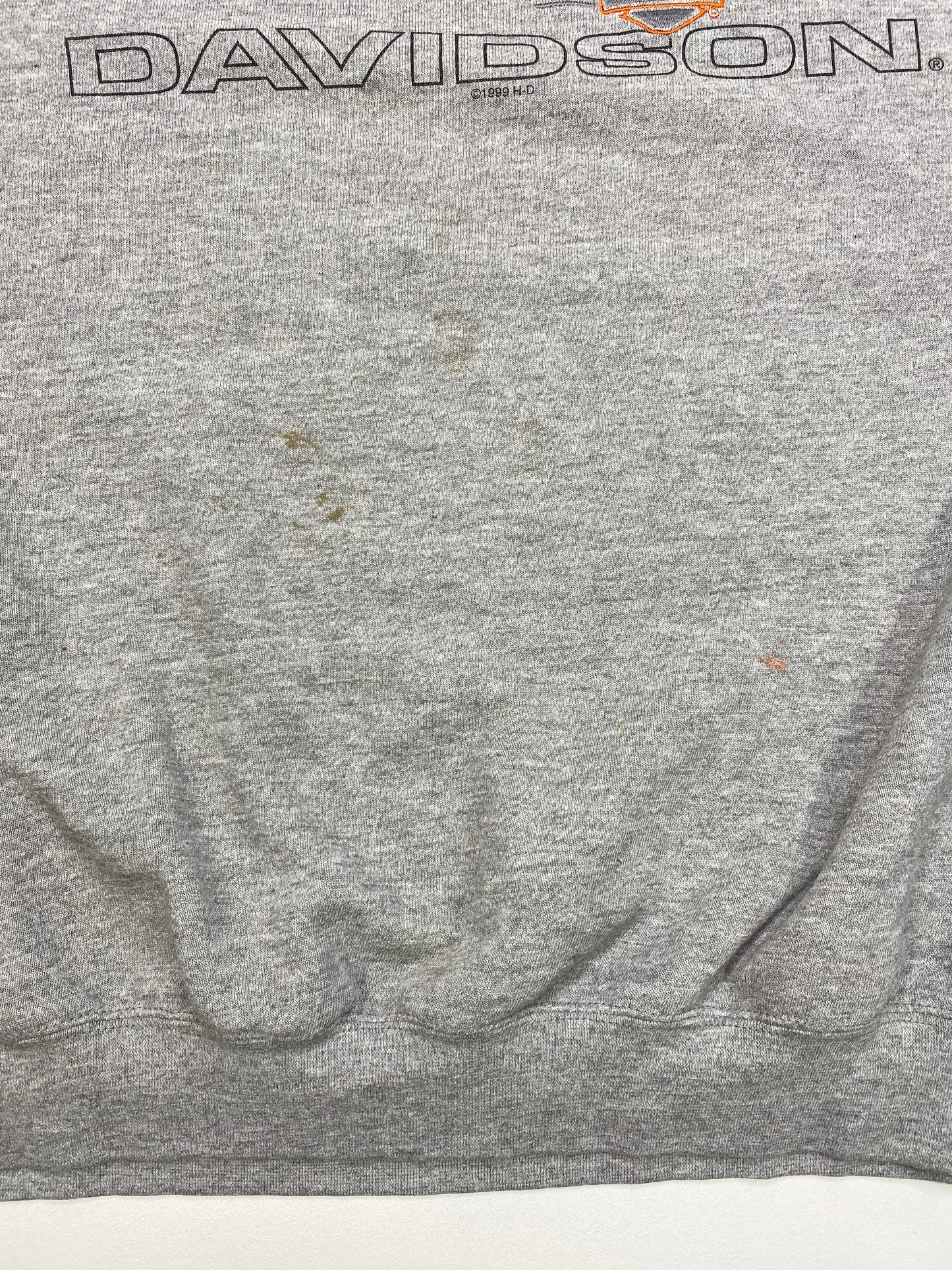 1999 HARLEY DAVIDSON Size XXL Vintage Sweat-Shirt / K6748