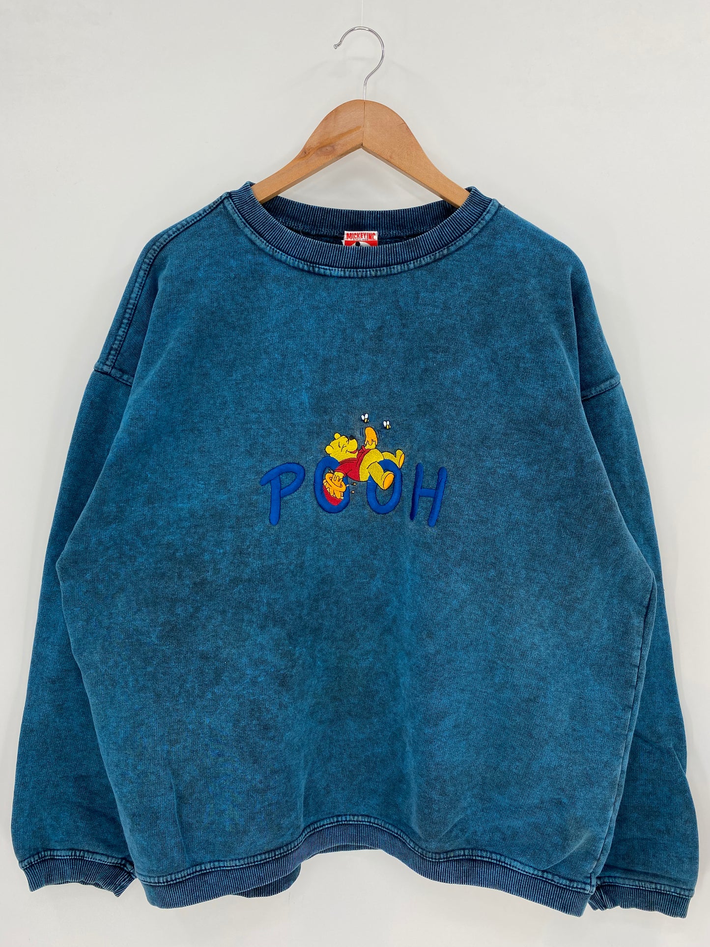 90's DISNEY WINNIE THE POOH Size L Vintage Sweat-shirt / K3038