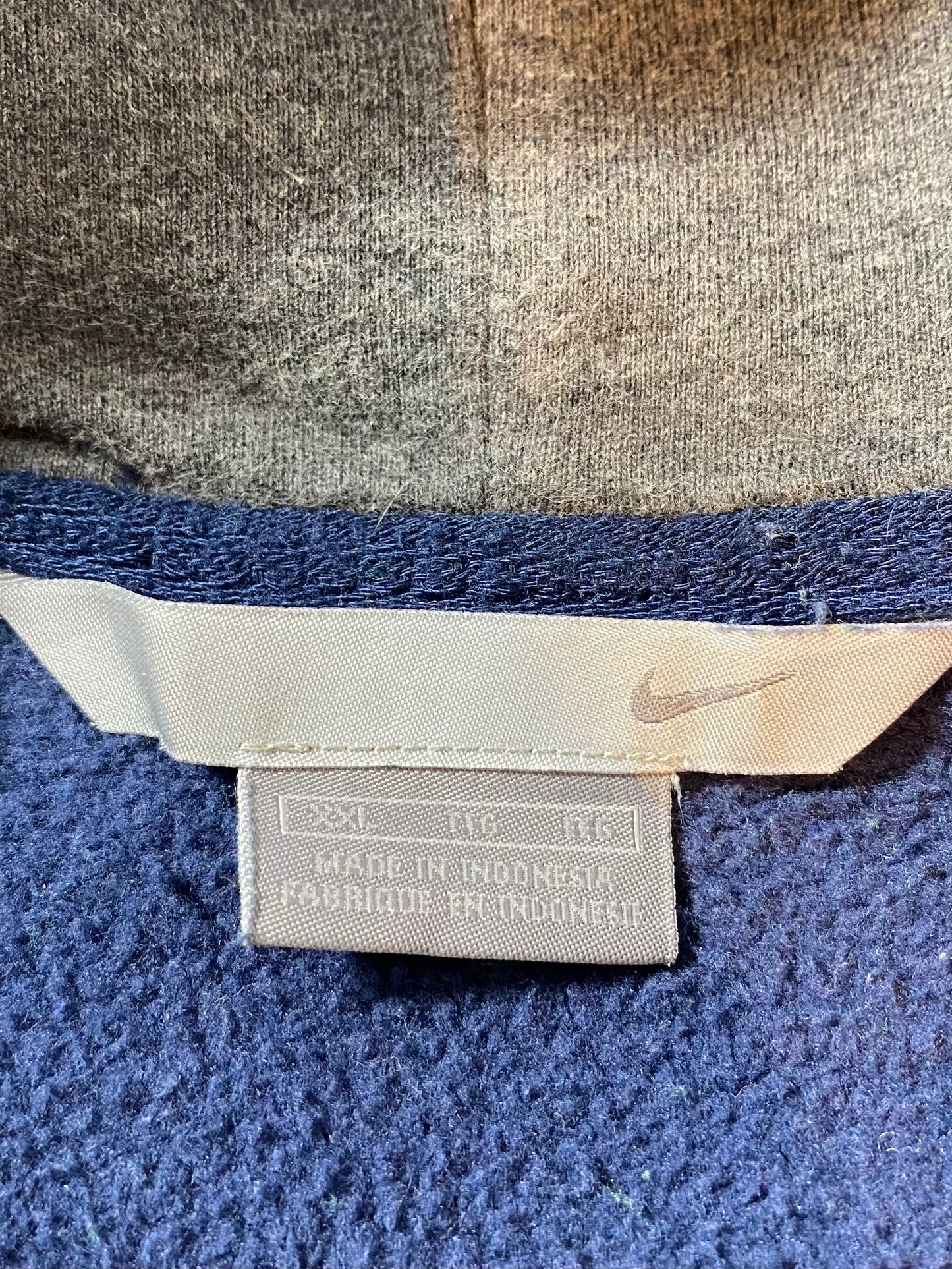 00’ NIKE MINI SWOOSH Size XXL Vintage Hoodie Sweat-shirt / K7121