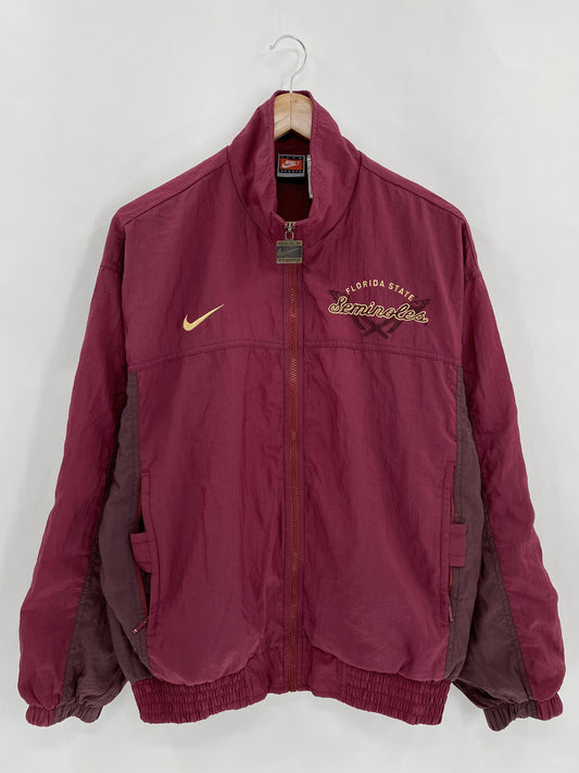 00’ NIKE FLORIDA STATE SEMINOLES  Size M Nylon Jacket  / K5028