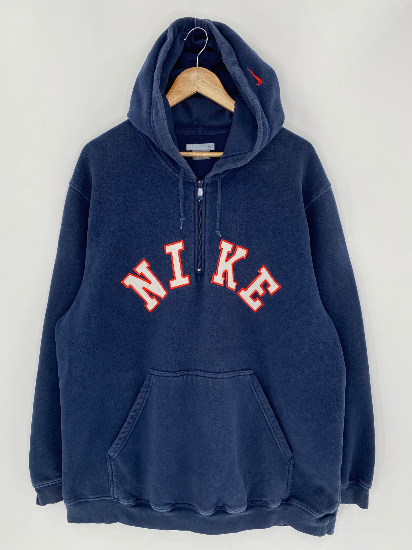 00’ NIKE Half-Zip Size XXL Vintage Hoodie Sweat-Shirt / 5625