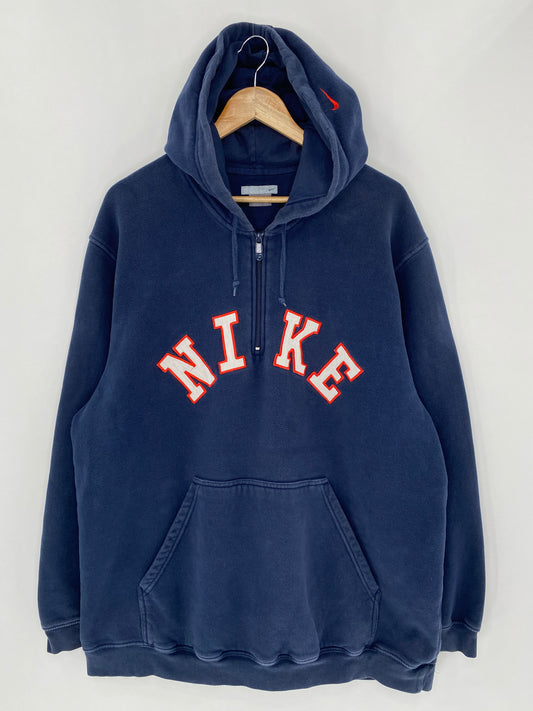00’ NIKE Half-Zip Size XXL Vintage Hoodie Sweat-Shirt / 5625