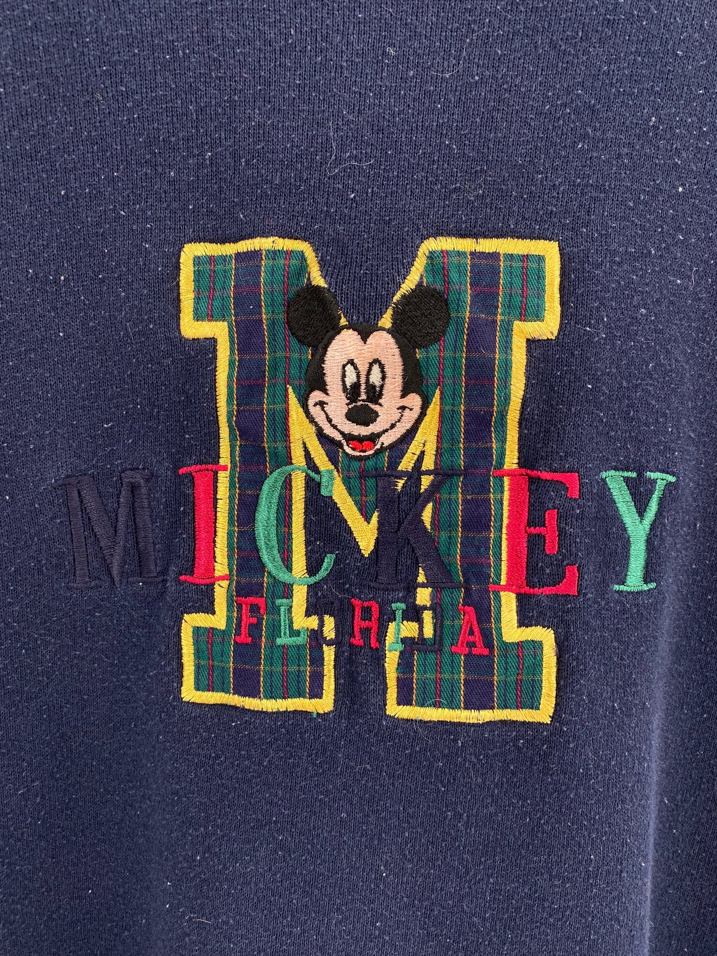.90’s DISNEY MICKEY Made in USA Size XL Vintage Sweat-shirt / A9828