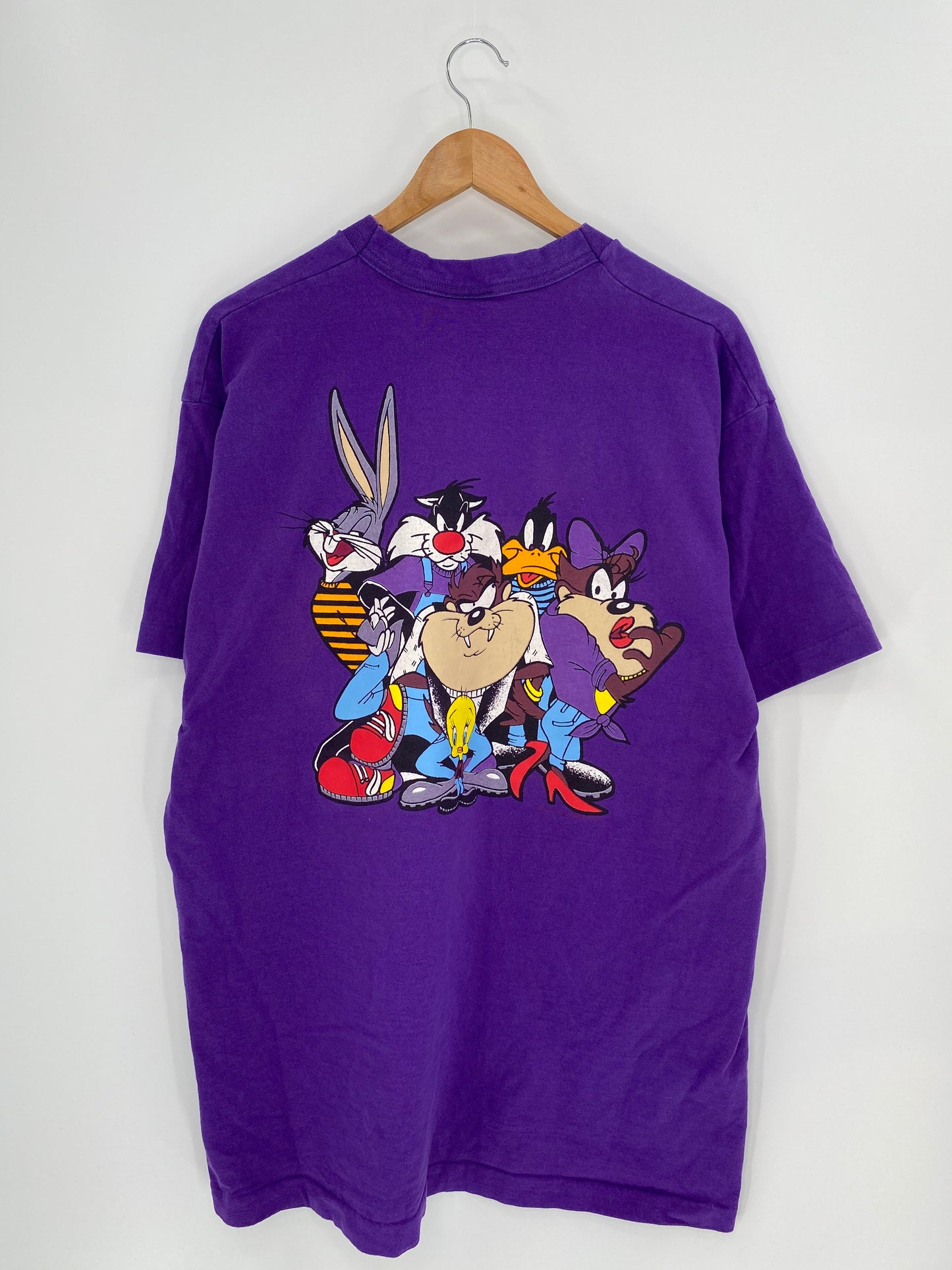 1995 LOONEY TUNES Made in USA Size XL Vintage T-Shirt / K7110