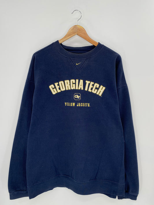 00’ NIKE GEORGIA TECH Size L Vintage Sweat-shirt /9119