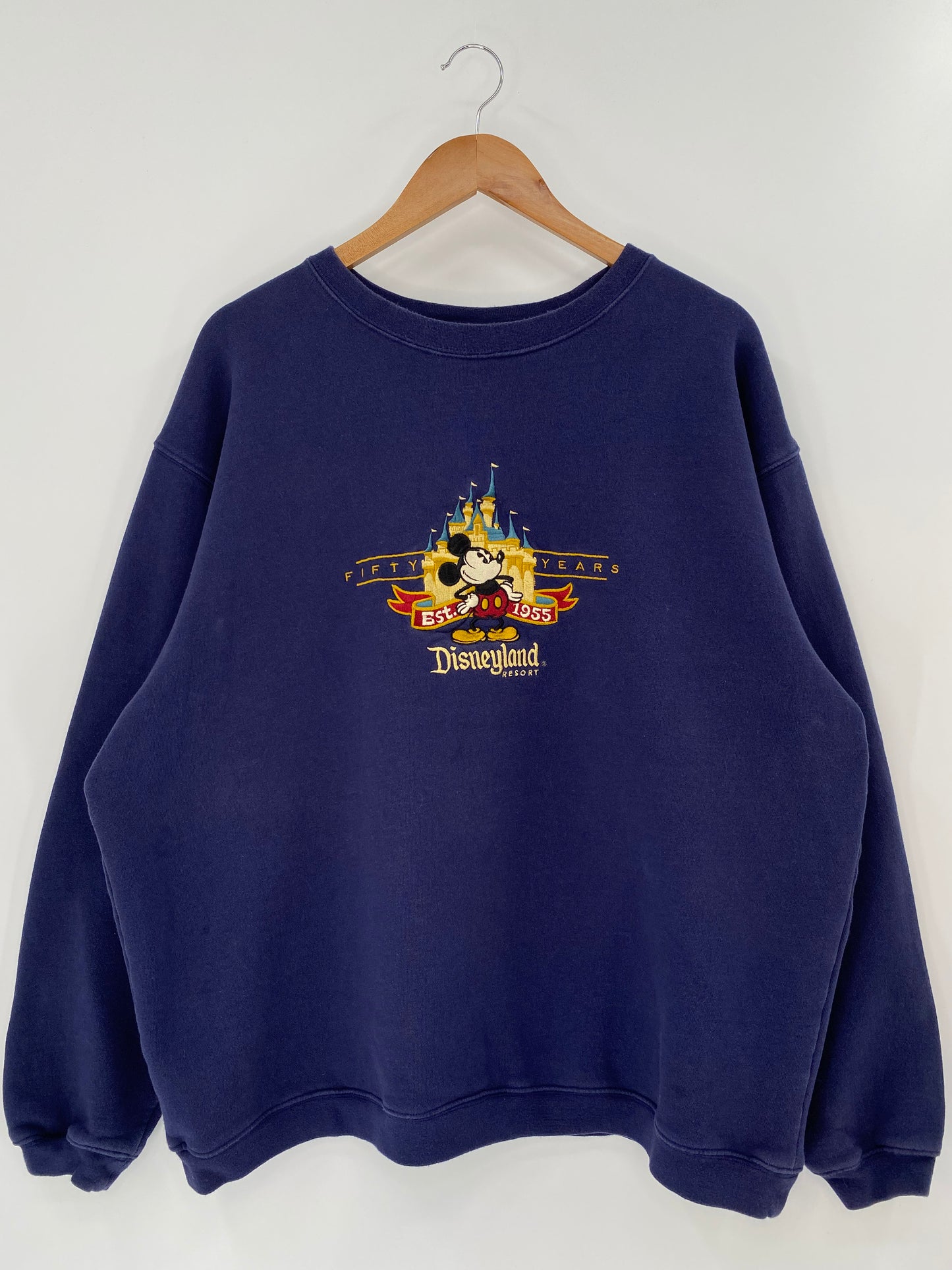 00’ DISNEY LAND RESORT  MICKEY Size XL Vintage Sweat-Shirt/ K693