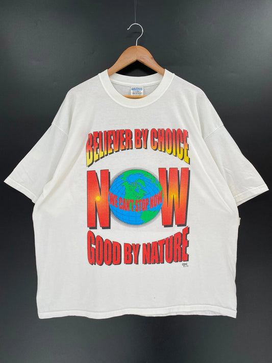 .Vintage Earth Print SIZE XXL Vintage T-SHIRT / E2280T
