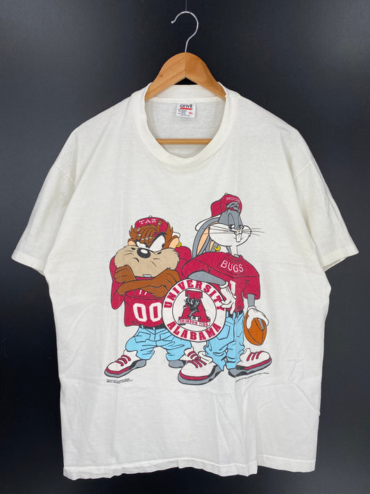 1993 LOONEY TUNES BUGS BUNNY TAZ Made in USA Size XL Vintage T- Shirts / A887