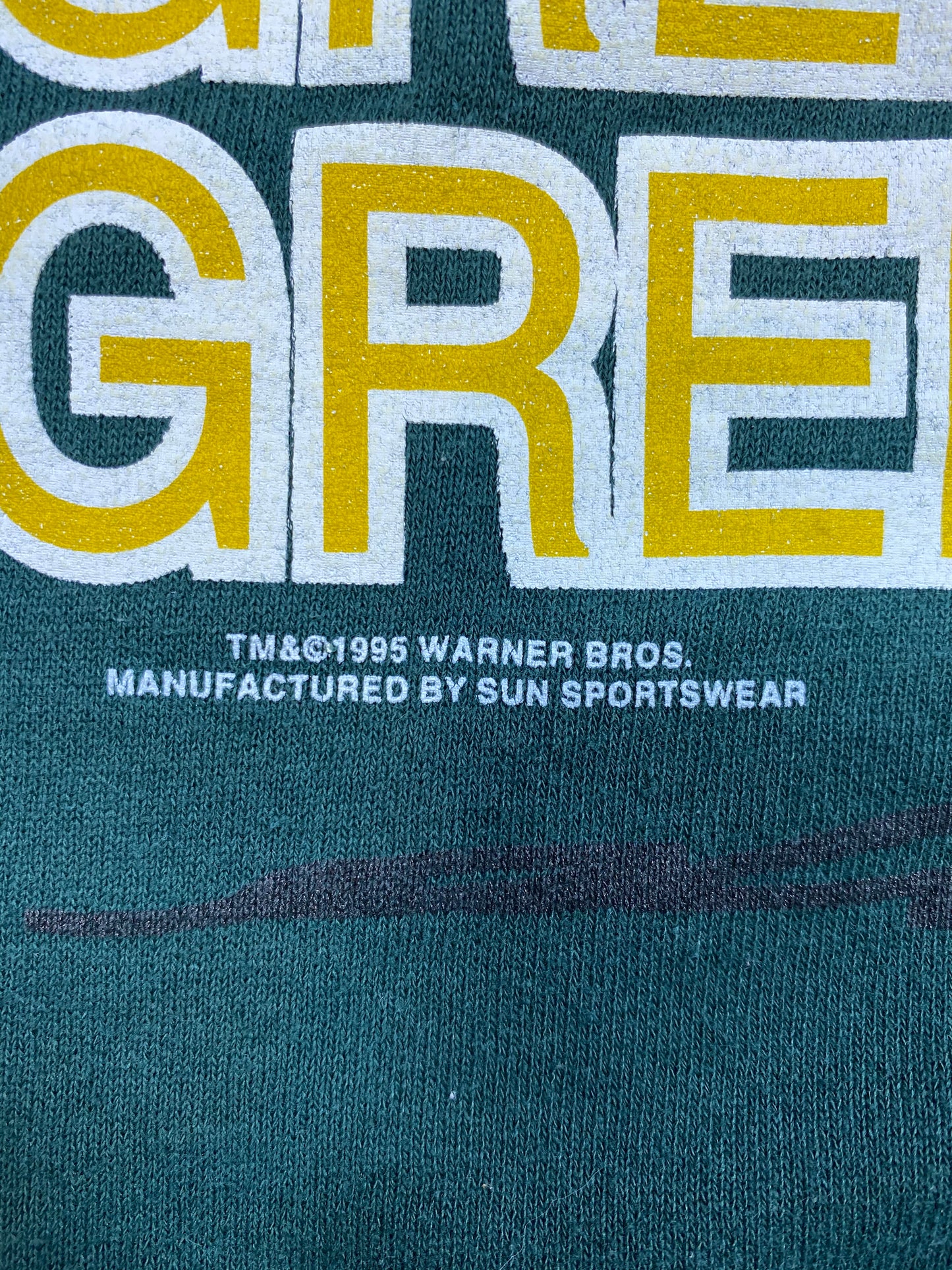 1995 Looney Tunes TAZ Vintage Made in USA Sweat-Shirts / 4662