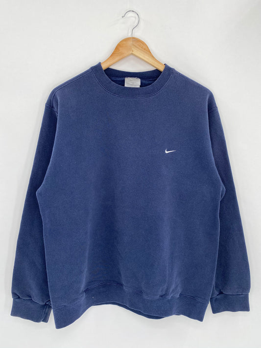 90’s NIKE Mini Swoosh Size M Made Vintage Sweat-Shirt / 5438