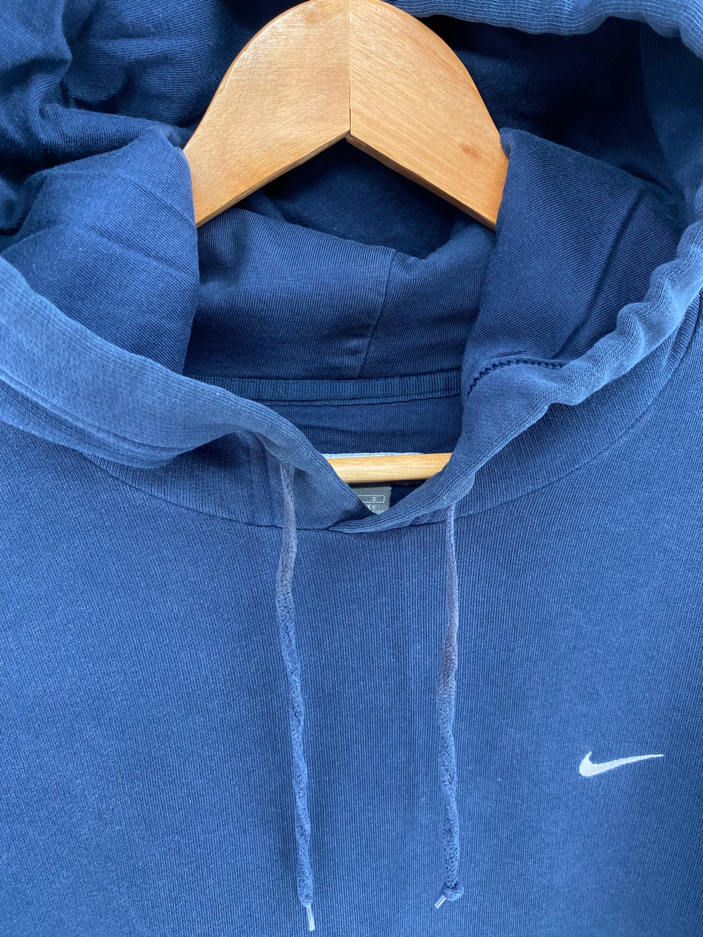 00’ NIKE MINI SWOOSH Size L Vintage Hoodie Sweat-shirt / 9584
