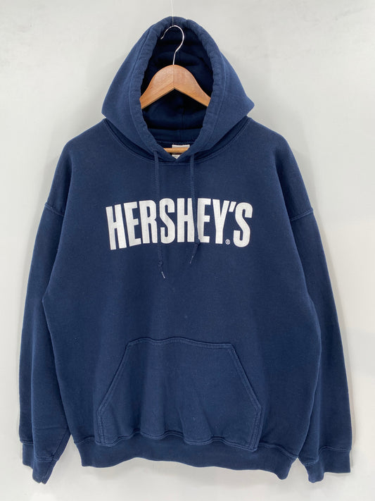 00' HERSHEY’S Size L Vintage Hoodie Sweat-shirt / A4046