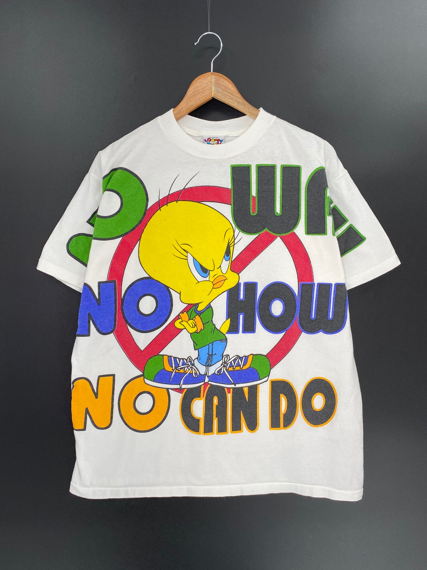 1995 Looney Tunes Tweety Size L Vintage T-Shirt / 8369