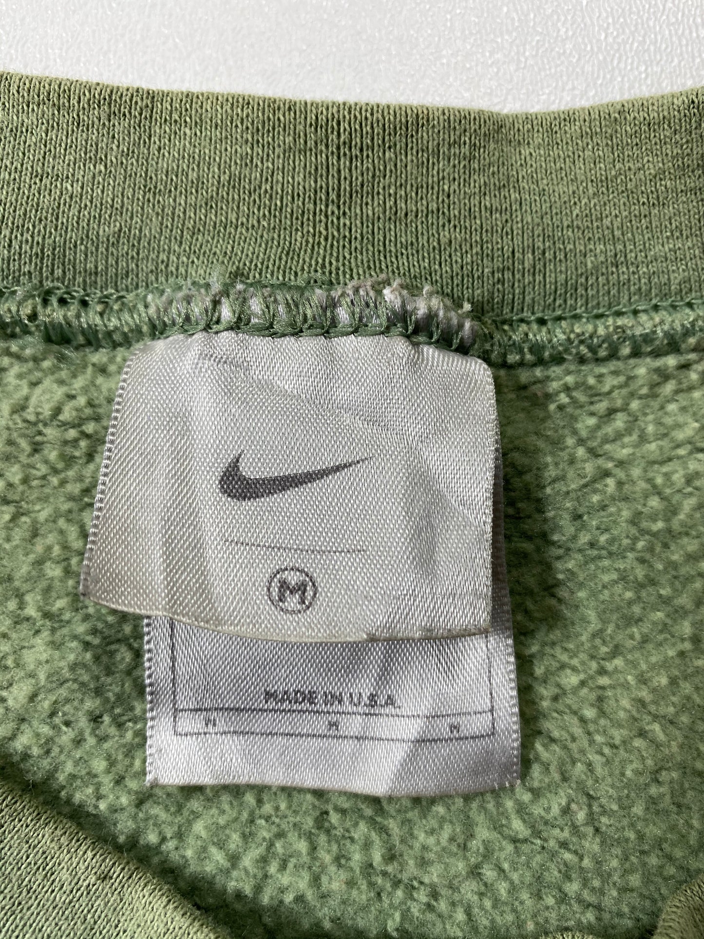 90's NIKE Mini Swoosh Made in USA Size M Vintage Sweat-shirt / 6662
