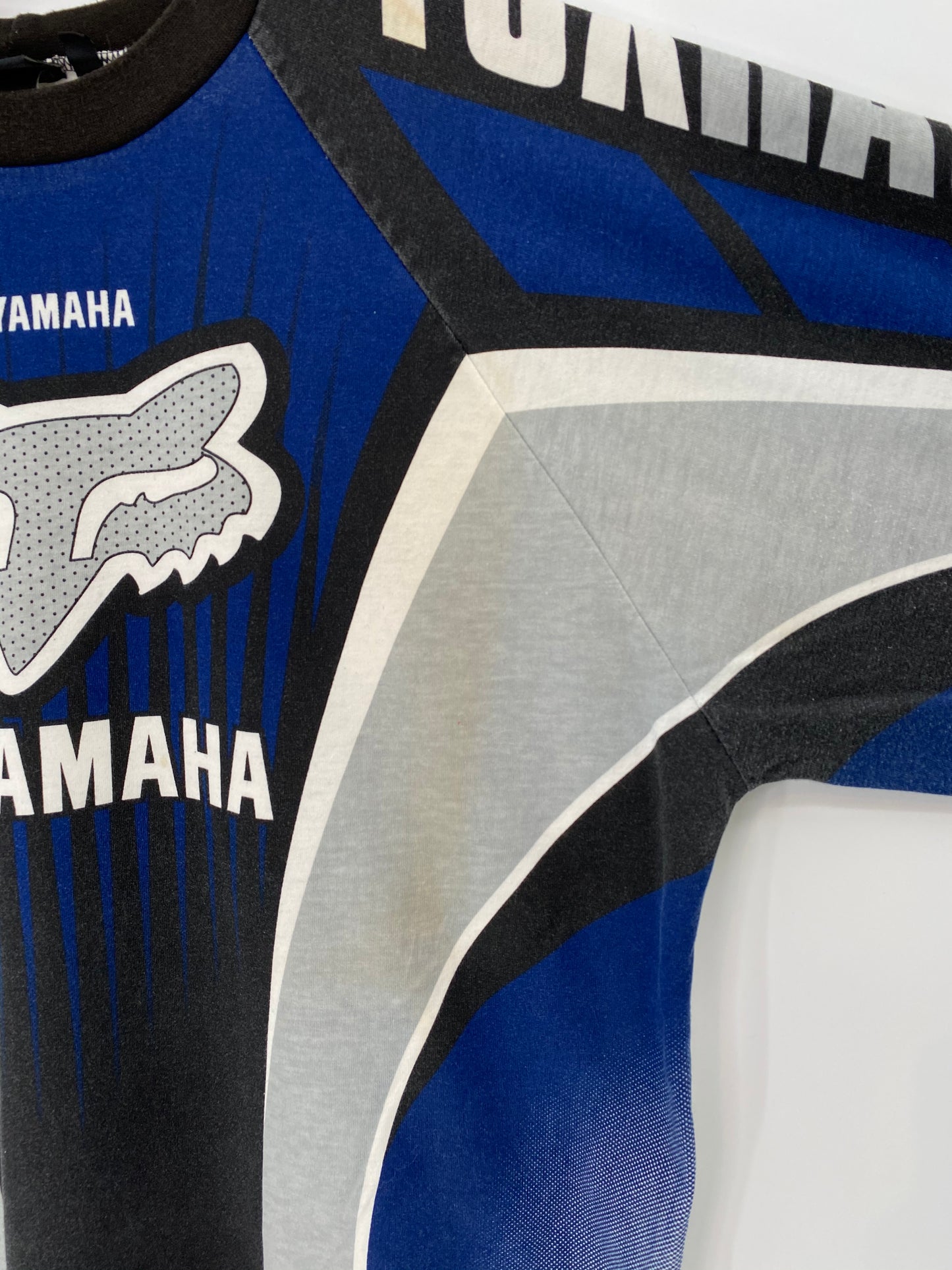 00' FOX RACING x YAMAHA Size L Vintage Long Sleeve Racing T-Shirt / 8667