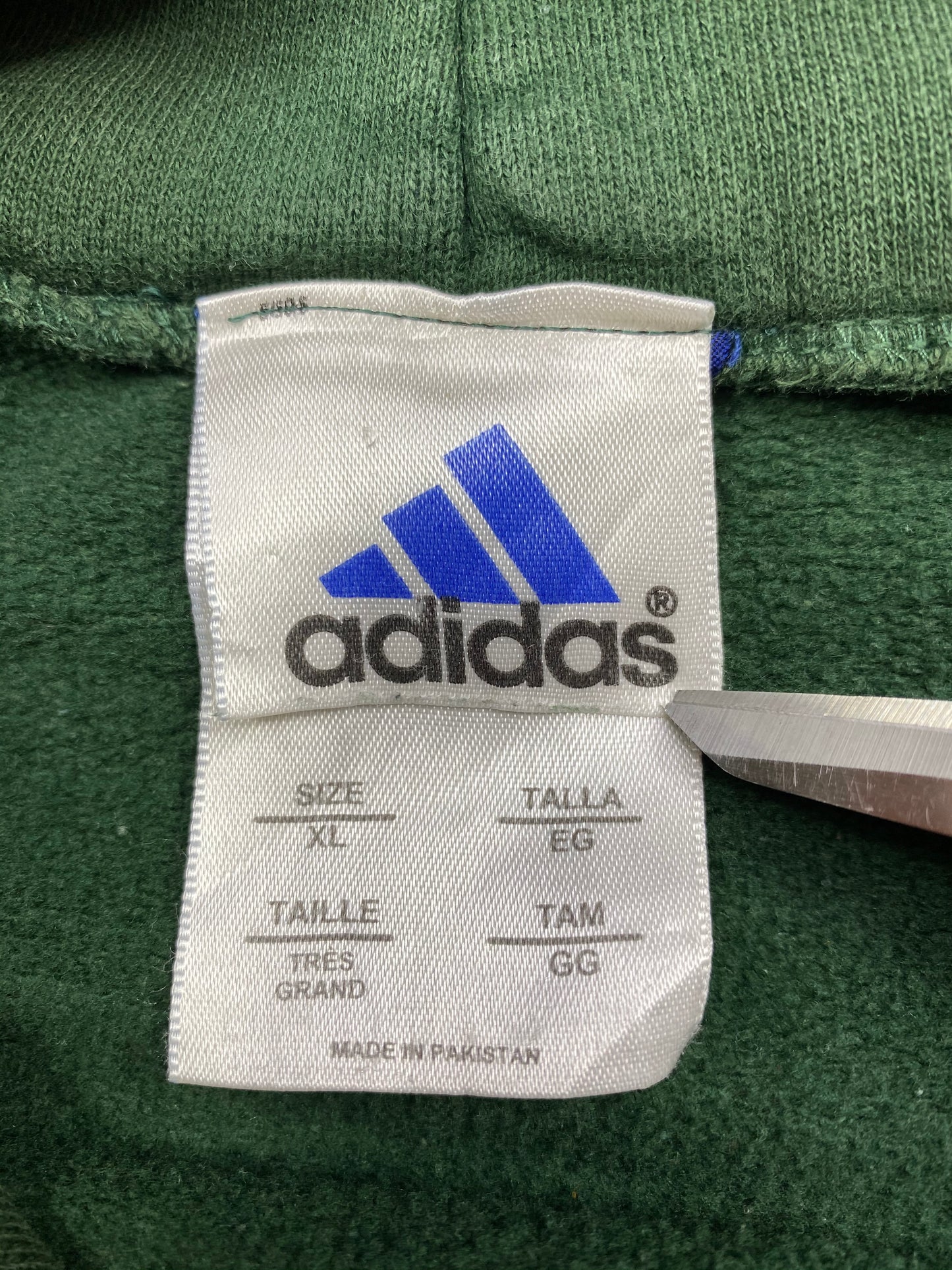 00’ ADIDAS Size XL Vintage Hoodie Sweat-Shirt / 5733