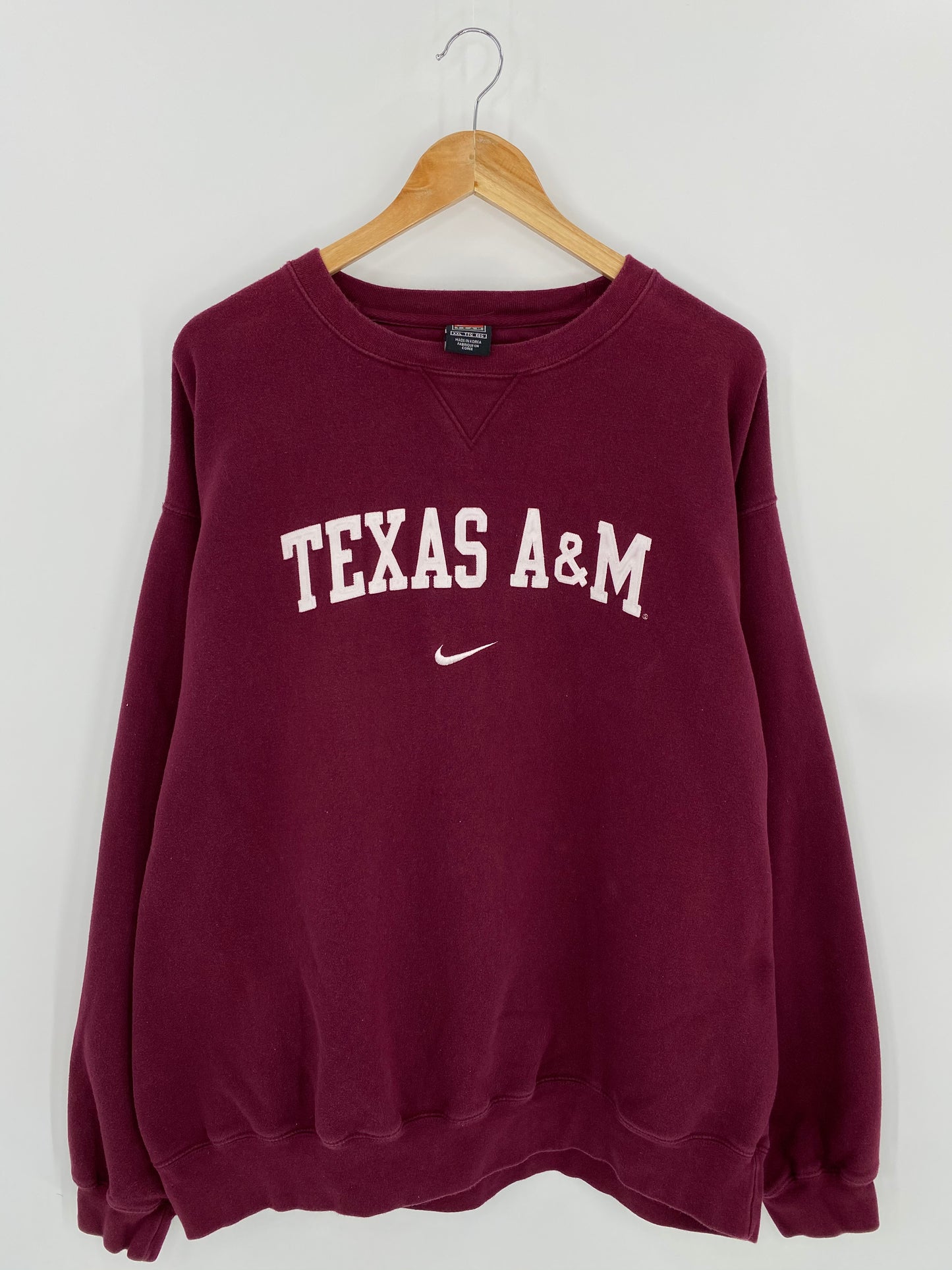 90’s NIKE TEXAS A&M Size XXL Vintage Sweat-shirt / 7034