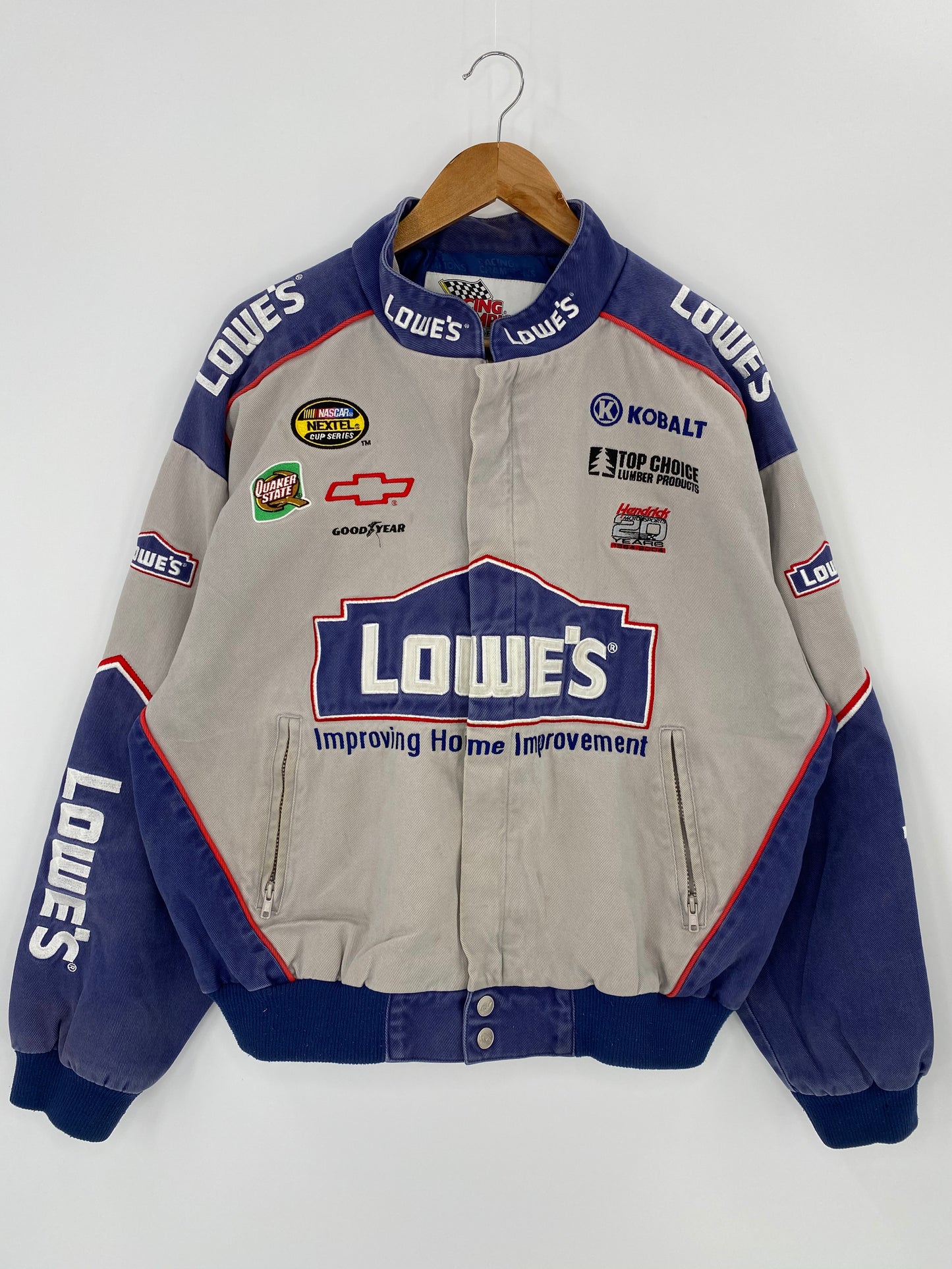 Vintage NASCAR Lowe’s Size XL Racing Jacket / 8306